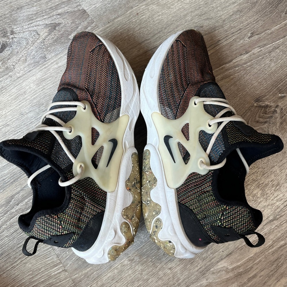 Nike React Presto Cosmic Clay Mens Size 15 Multi Color Black CN1709-001 Sneakers